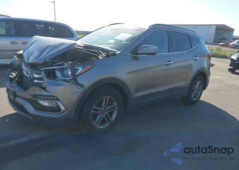 2017 Hyundai Santa Fe Sport 2.4L from USA, damaged, VIN 5NMZU3LBXHH017197